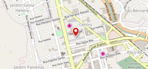 Acallento Café & Doce no mapa