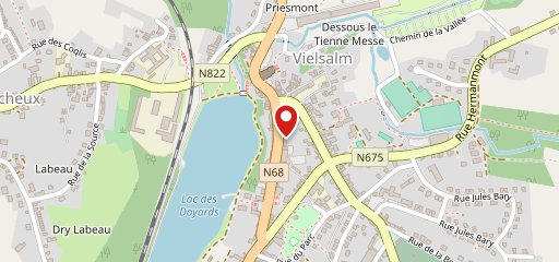 Restaurant ADAGIO - HOTEL MYRTILLES VIELSALM - Ardenne-Concept SA en el mapa