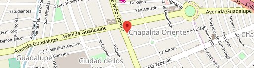 Adriano's Chapalita Pizza y Pasta на карте