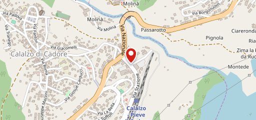 Albergo Calalzo Bar - Ristorante - Pizzeria sulla mappa