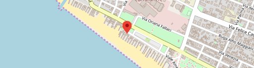 Alcione Beach Volentieri Ristorante auf Karte