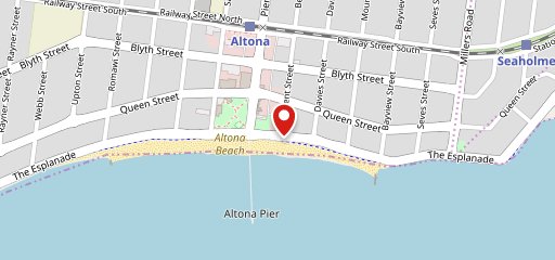 Altona Beach Bites en el mapa