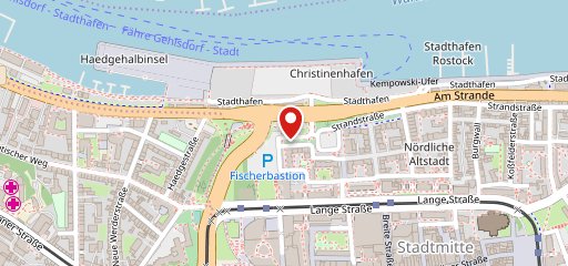 "Am Yachthafen" on map