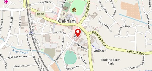 Amigos Pizza Oakham en el mapa