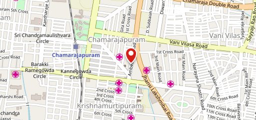 Amrutha Veg Restaurant on map