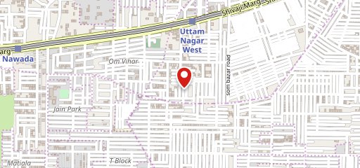 Anand vaishno Dhaba, Uttam Nagar West on map