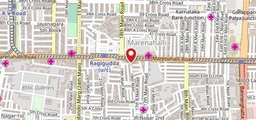 Andhra Ruchulu, JP Nagar on map