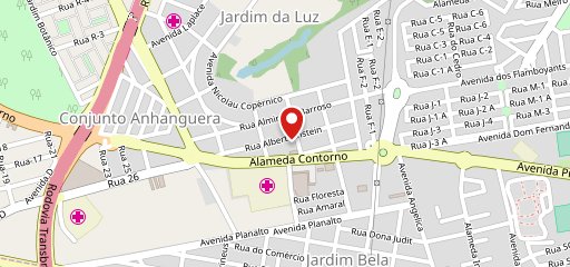 Aquarius Restaurante - Jardim Luz no mapa