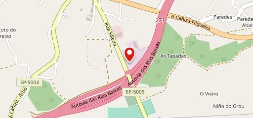 Area de Servicio Quintans на карте