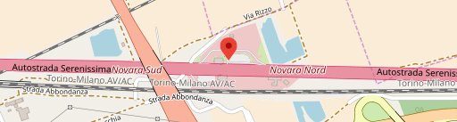 Area di Servizio Bidirezionale Novara on map
