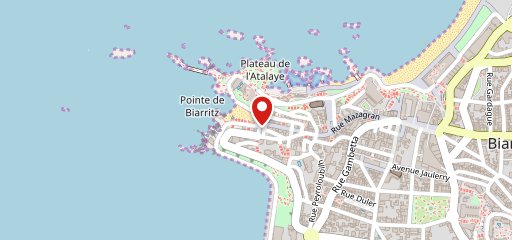 La Petite Plage Biarritz on map