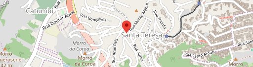 Bar Armazém São Thiago - Santa Teresa RJ no mapa