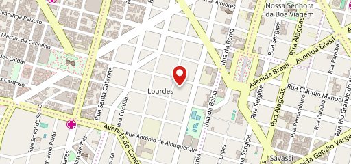 Assacabrasa Bairro Lourdes no mapa