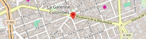 Au Brazier LA GARENNE - Restaurant Poulet Braisé en el mapa