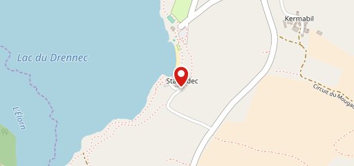 Au lac du Drennec restaurant на карте