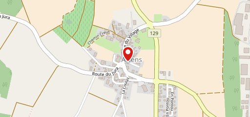 Auberge Communale Aclens - La Charrue auf Karte