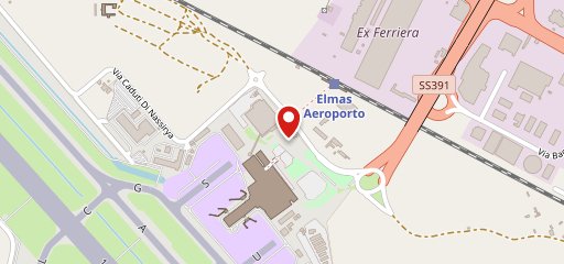 Baccusardus Cagliari Elmas Airport sulla mappa