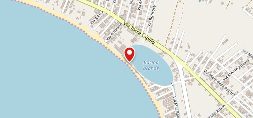 Bacino Grande Hotel Ristorante Stabilimento Porto Cesareo sulla mappa