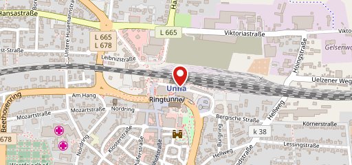 Backhaus Unna Station on map