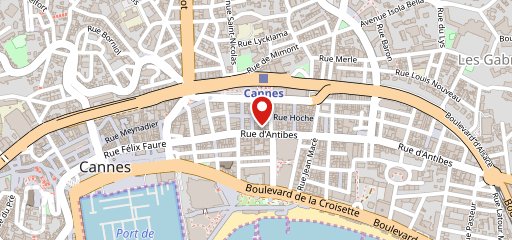Green Bagel Café Cannes en el mapa