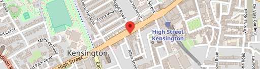 Balans, Kensington en el mapa