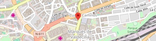 Bar Cuatro Caminos on map