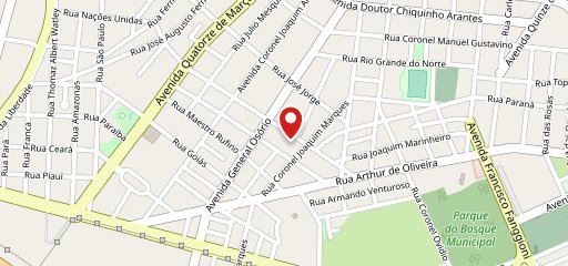 Bar e mercearia São Rafael no mapa
