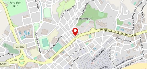 Bar Girona en el mapa