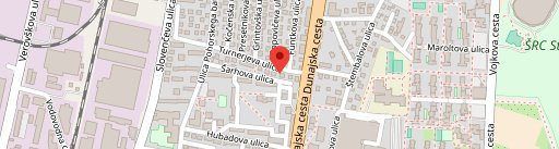 Hostel in Kava Bar Komiža on map