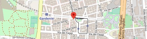 Bar Pizzeria Rosticceria Tavola Calda Gerani Roma en el mapa