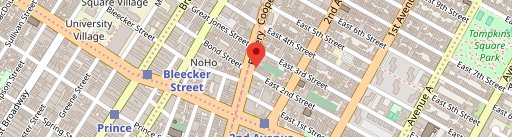 Bar Primi Bowery en el mapa
