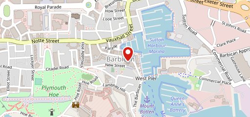 Barbican Pasta Bar en el mapa