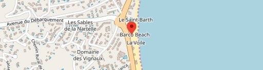 Barco Beach sur la carte