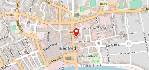 Bedford Cat Café on map