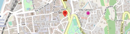 Pizzeria Bella 'mbriana Trento sulla mappa