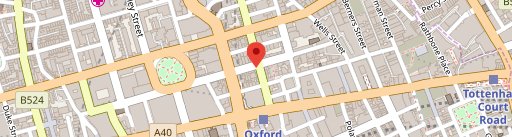 Vapiano Great Portland Street (Oxford Circus) en el mapa