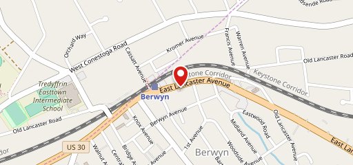 Berwyn Tavern en el mapa
