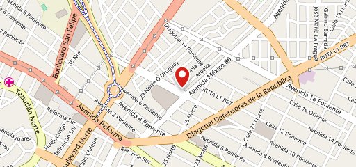 Birria El Carnal Puebla en el mapa