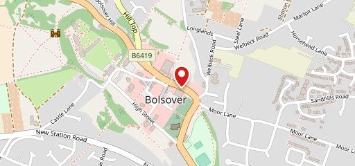 Bolsover on map
