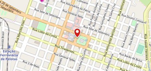 Boteco Copa Rio no mapa