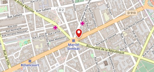 KFC Boulogne Billancourt на карте