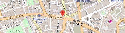 Bounce Farringdon en el mapa