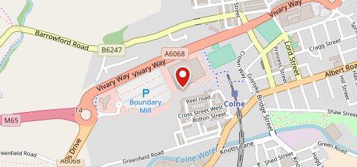 Boundary Outlet Colne on map