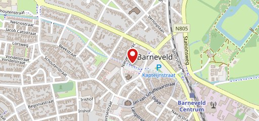 Bowling Veluwehal Barneveld on map