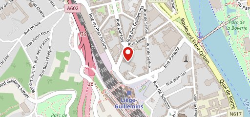 Brasserie Liegeoise en el mapa