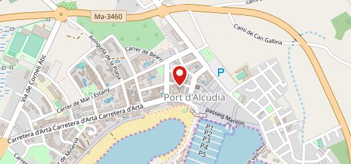Bravo Pizza Puerto de Alcudia on map