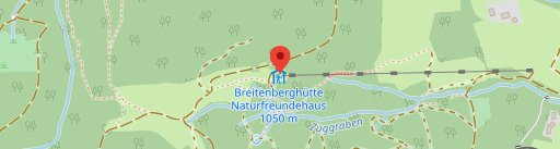 Breitenberghütte auf Karte