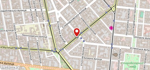 Bremen, Cafe-bar on map