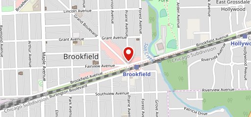 Brookfield Breakfast on map