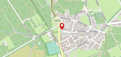 Brunch Hoenderloo on map